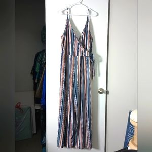 Derek Heart Multicolor Striped Jumpsuit